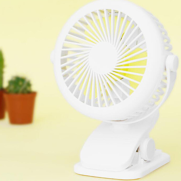 360 degree fan USB Desktop Office Students Small Household Cooling USB fans Mini Portable Clip Fan 3 gear 5color JD-199USB