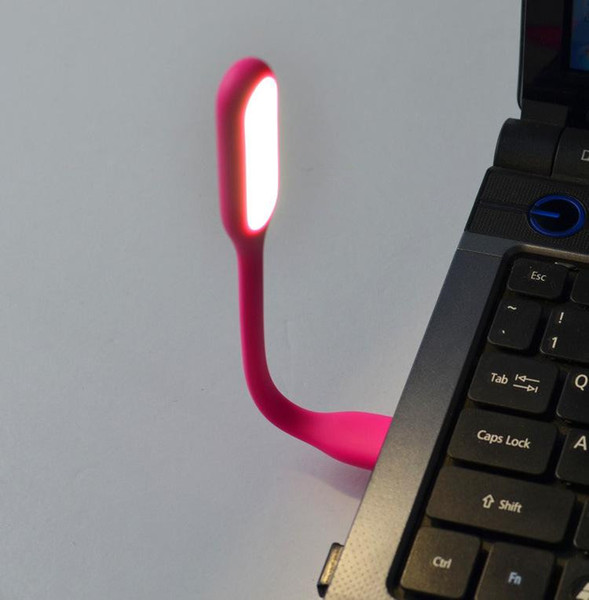 Portable Flexible Mini LED Light Candy Color USB Light For Tablet PC Power Bank Free Shipping