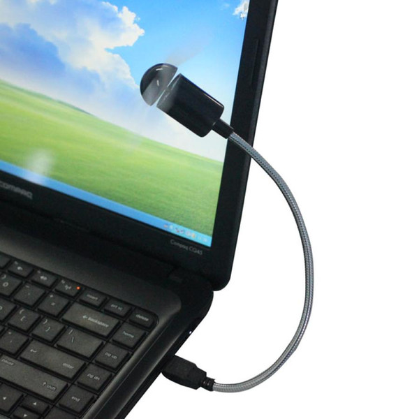 New Arrival Flexible USB port Mini Cooling Fan Cooler For Laptop Desktop PC Computer June07 1.36