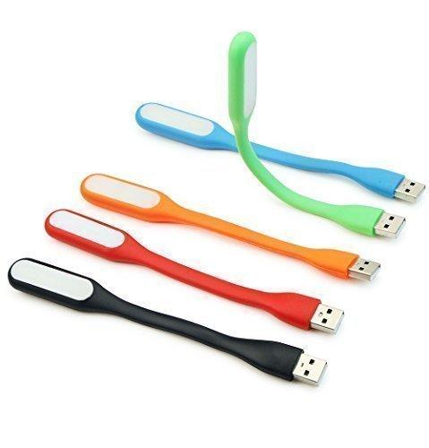 Flexible USB LED Light Lamp 180 Degree Adjustable Portable Lamp for Power Bank PC Laptop Notebook Computer and Other USB Devices