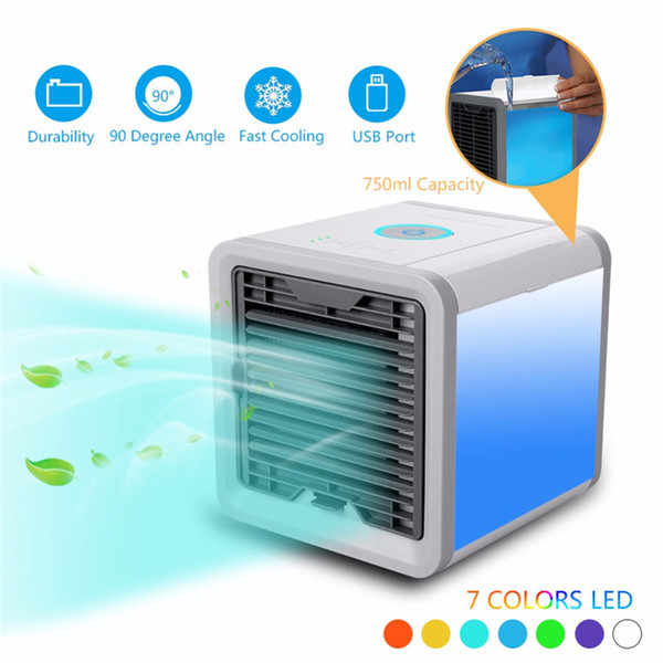 Personal Air Cooler Air Personal Space Cooler Conditioner Quick & Easy Portable Device Home Office Desk USB Fan