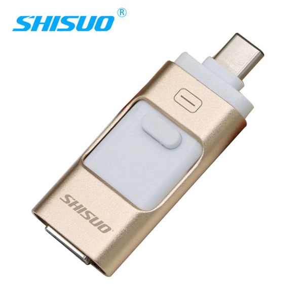 Flash drive movable U disk USB 2.0 Type-c mobile phone 64 gb large capacity computer 3-in-1 32 GB creative high speed factory direct sale