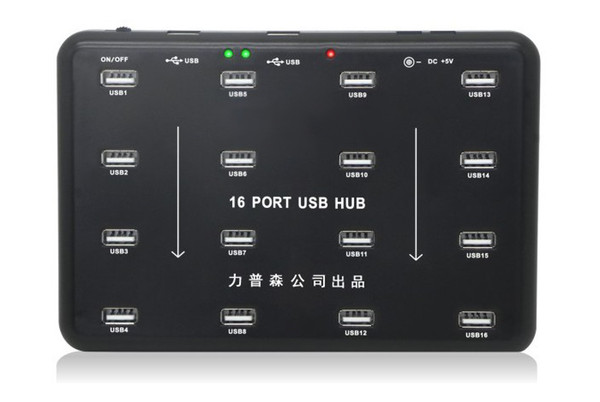 Industrial-grade USB2.0 Testing Tools 16 Port Can Working At The Same Time For Fast Copy And Test HUB USB2.0