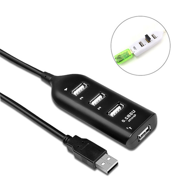 Mini USB High Speed 4-Port 4 Port USB HUB Sharing Switch For Laptop PC Notebook Computer Black/White