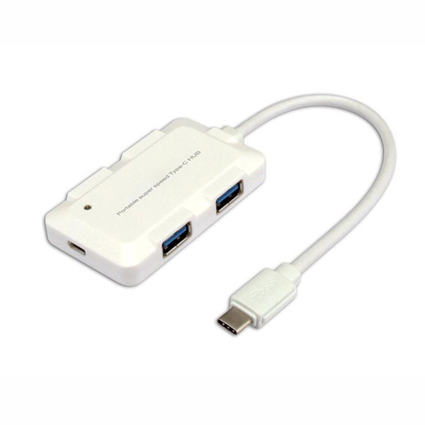 USB3.1 Type C to 4 Port USB 3.0 Adapter Hub For Macbook Windows XP/7/8