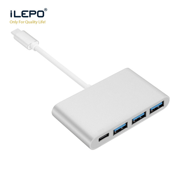 USB3.1 Type C hub to USB 3.0 3 Ports Multi-Hub Charging Adapter for Apple Macbook smartphone and Tablet Laptop Cable USB-C