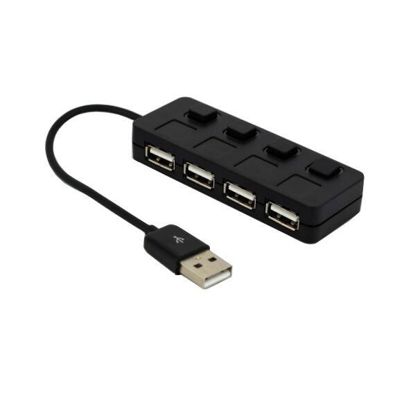 2018 New USB2.04 port independent switch HUB hub Computer USB multiple port splitter a drag four charge USB