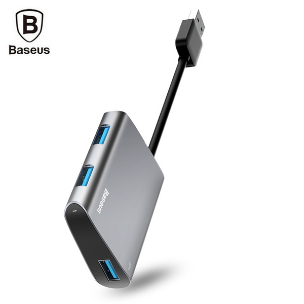 Baseus Enjoyment Series USB Male to 3 USB 3.0 Female Hub Multi-port Adapter Expansion Dock