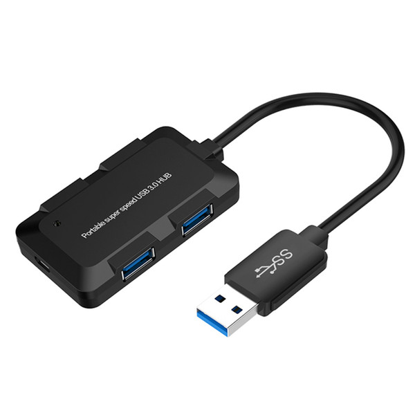 Wholesale USB3.0 Hub Splitter USB Multi 4 port Hub and Micro-USB Charging Port Support Multiple USB Device Systems