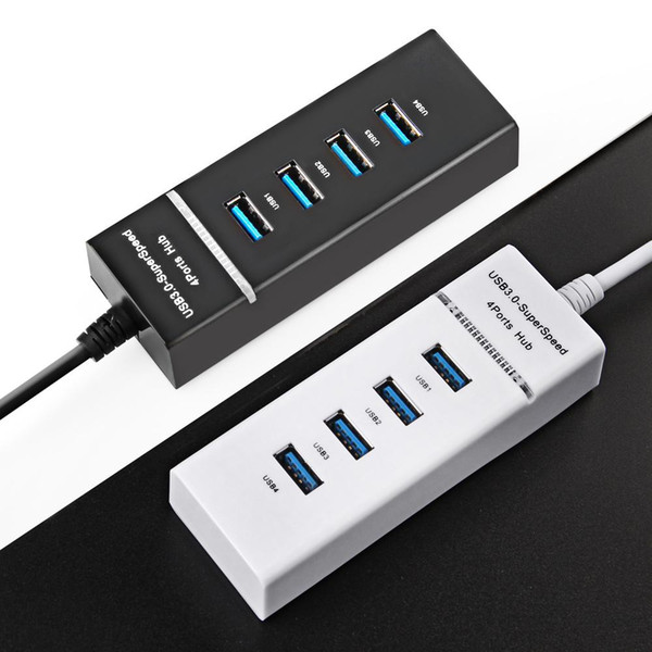 Super Speed USB 3.0 Hub 4 Port 5Gbps Micro USB Hub High Quality Hub USB Splitter Adapter For PC Computer Peripherals Accessories