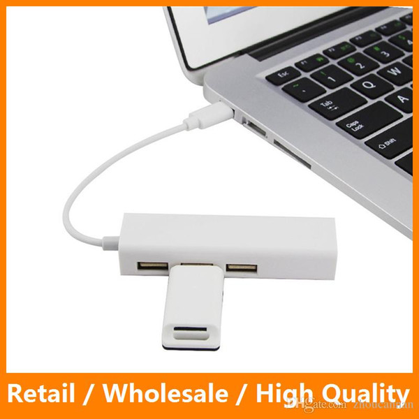 USB 3.1 Type-C USB-C to RJ45 Ethernet LAN Adapter With 3 Port USB Hub For Macbook Notebook Windows JAN28