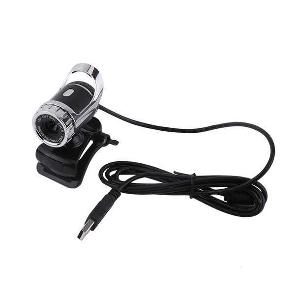 360 Degrees USB2.0 Camera 12M Pixels HDWeb Cam Clip-on Digital Video Webcamera with Microphone MIC for Computer PC Laptop New