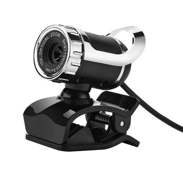 360 Degree Webcam USB 12 Megapixel HD Camera Web Cam Newest MIC Clip-on For Skype Computer Laptop Desktop High Quality Webcams