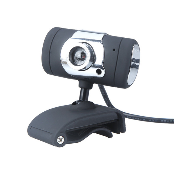 Black USB 2.0 50.0M HD Webcam Camera Web Cam Digital Video Webcamera with Microphone MIC for Computer PC Laptop