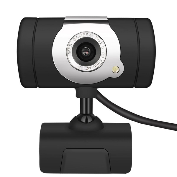 Yoteen 480P USB2.0 HD WebCam Built-in Stereo Microphone Can Heard In 10m Rotating 360 degree Clip-on PC Laptop