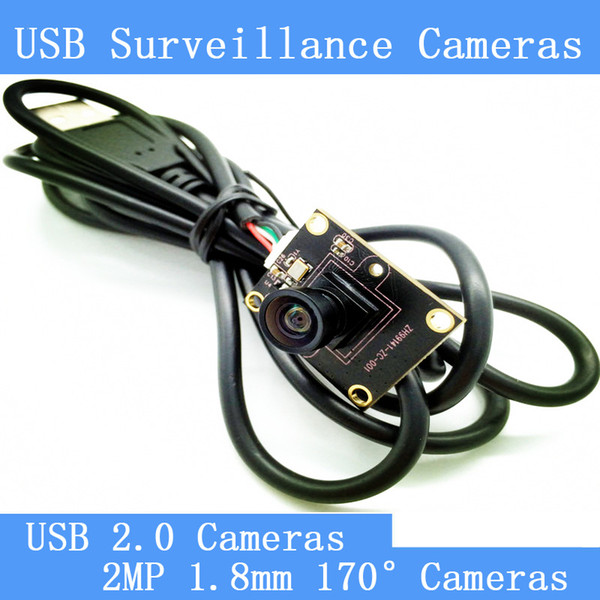 2MP Surveillance cameras 720P HD 1.8mm lens 170-degree wide viewing angle USB2.0 camera module