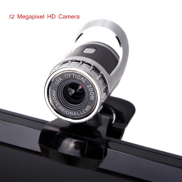 New USB 2.0 50 Megapixel HD Webcam Camera Web Cam Digital Video Webcamera with Microphone MIC for Computer PC Laptop Black