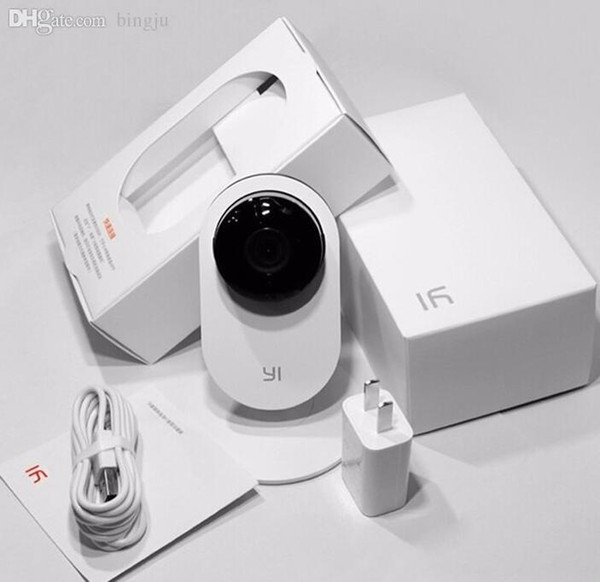 Wholesale-Xiaomi YI IP Camera Wireless Wifi HD 720P Infrared Night Vision For Smart CCTV Security Xiaoyi Mi Surveillance Ants IPCamera