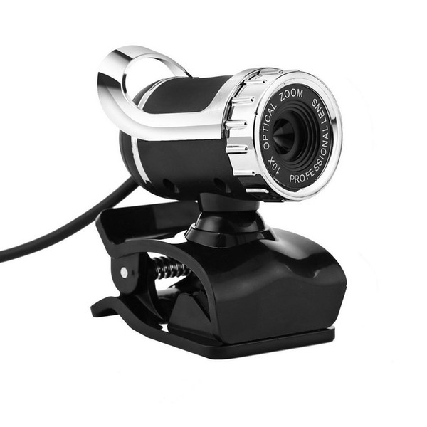 Webcam 360 Degrees Rotatable 12 Million Desktop, Laptop, Monitor 48dB 30fps Pixels 640x480 HD Computer Camera