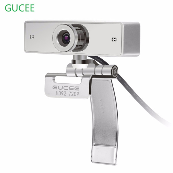 Webcam 720P, GUCEE HD92 Web Camera for Skype with Built-in HD Microphone 1280 x 720p USB Plug n Play Web Cam, Widescreen Video