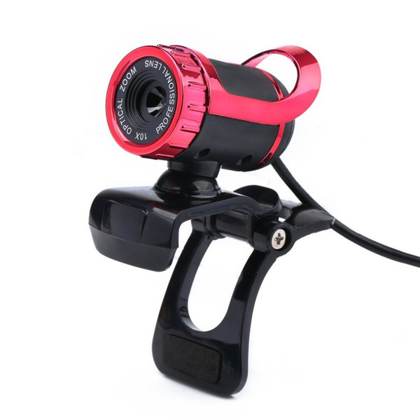 A859 HD Web Camera Rotatable USB Computer Camera 12MP Video Recording Webcam with Sound-absorbing Mic Clip-on Cam