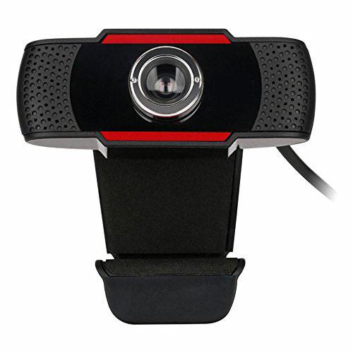 Computer Camera, USB 2.0 HD Webcam, Web Cam with MIC Flexible Rotatable 30 Degree with Microphone for Desktop Skype Computer PC Laptop