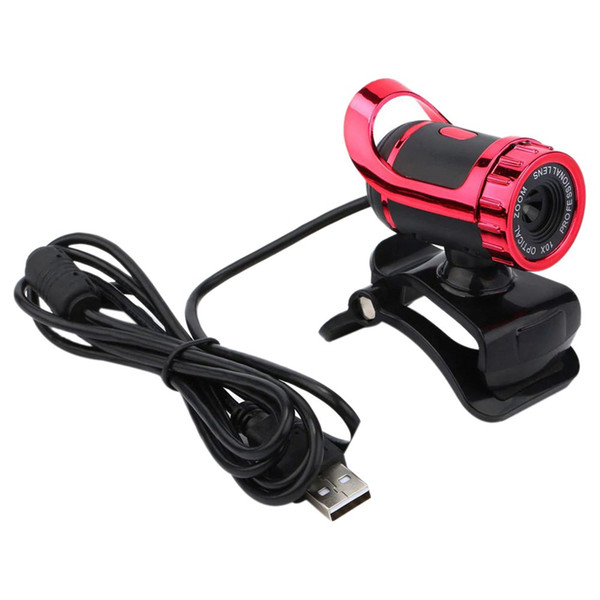 USB 2.0 360 Degree Webcam Web Camera HD 50MP with MIC Clip-on for Computer PC Laptops