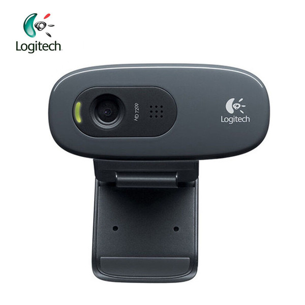 C270 HD Vid 720P Webcam with Micphone USB 2.0 Support Official Test for PC Lapto Video Calling