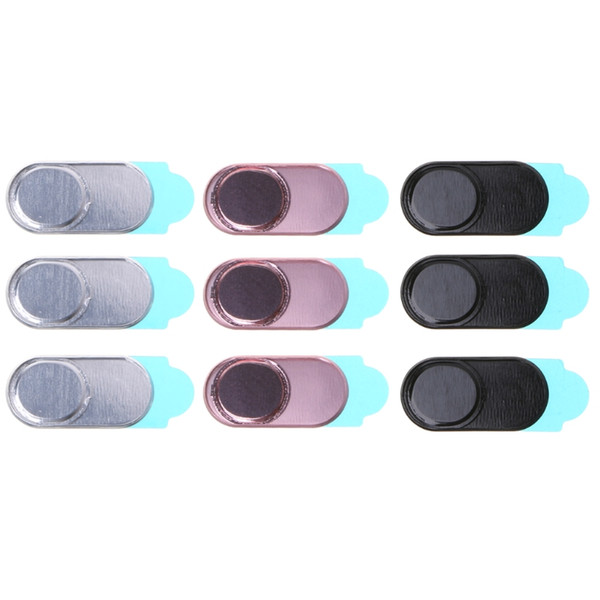 3 Pcs Metal Oval Webcam Slider Cover Privacy Protector For Phone Laptop Tablet