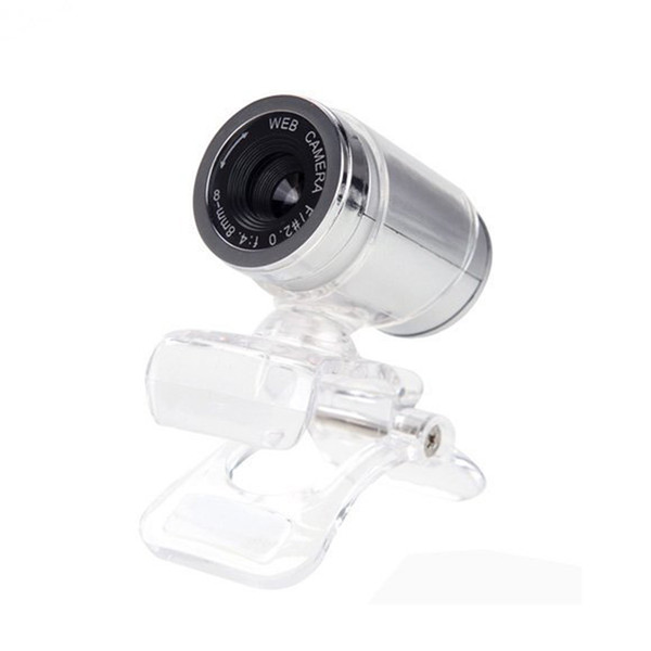 USB 2.0 12 Megapixel HD Camera Web Cam with MIC Clip-on 360 Degree for Desktop Skype Computer PC Laptop Silver