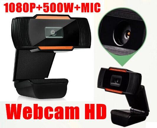 Hot Sale 1080P 500w USB 2.0 HD Webcam Camera Web Cam Digital Video Web camera with MIC for Computer PC Laptop Free Shipping