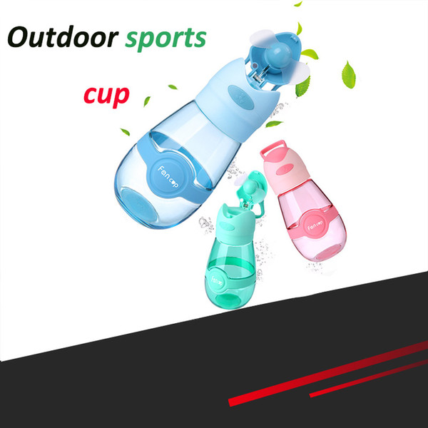 New exotic usb charging fan cup, 360 degrees without water, creative outdoor summer cool fan portable sports cup