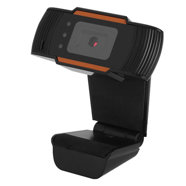 HD Web Camera Computer PC 12.0M Pixel HD Video Webcam with Microphone Auto Focus 3 LED Lights for Night Use