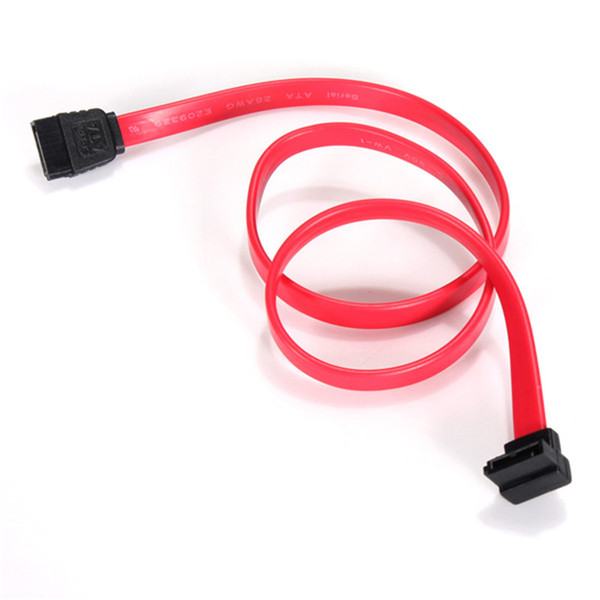 50cm Right Angle SATA Cable 7 Pin SATA to Straight DATA Hard Disk Drive HD SATA Power Connector Cables Connector 1.5Gbps