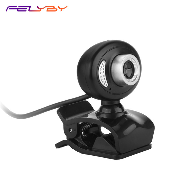 FELYBY 720P webcam HD USB computer notebook camera for computer and laptop supports adjustment angle