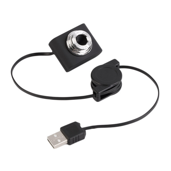 USB 30M Mega Pixel Webcam Digital Video Camera Web Cam For PC Laptop Notebook Computer Clip-on Camera Black