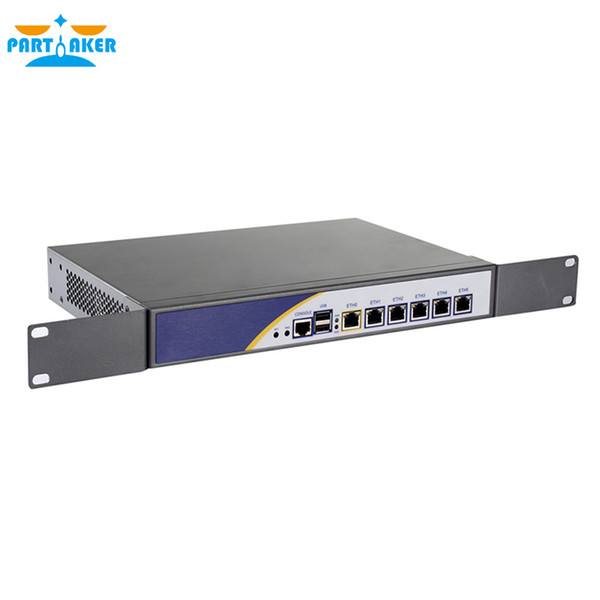 Partaker R3 Intel D525 Dual Core 4 Threads Hardware Firewall Appliance with 6 82583v 2G RAM 8G SSD pfsense firewall