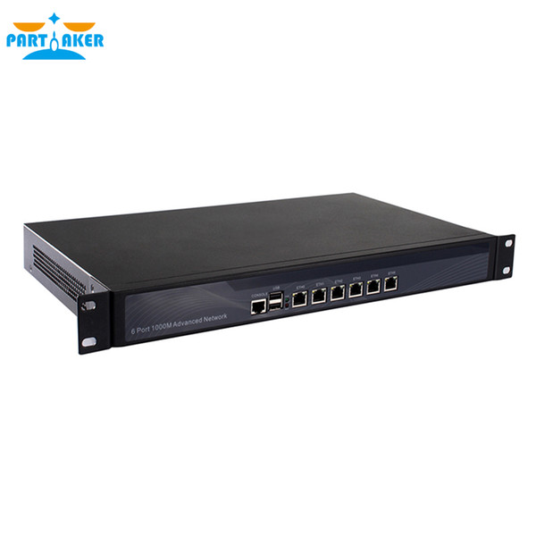 Partaker R4 1u firewall Rack Ears Firewall Hardware with D525 Processor 6 Ethenet Ports 4GB Ram 32GB SSD