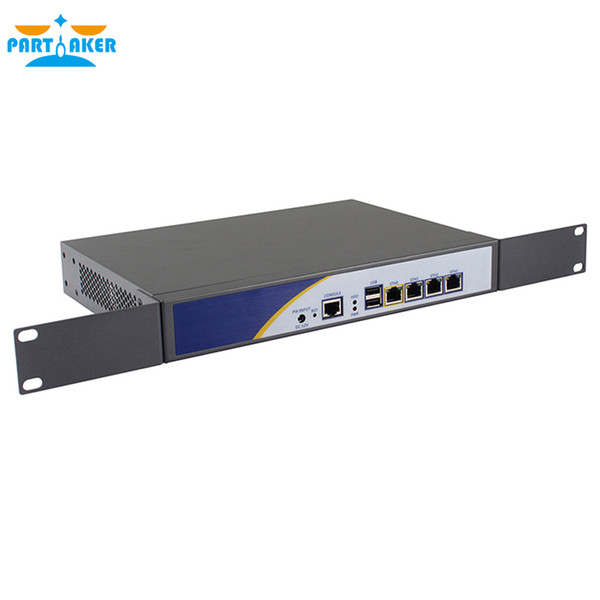 Partaker R13 4*RJ45 1000M LAN Rack Firewall Router network server with intel N2600 fanless support PFSense