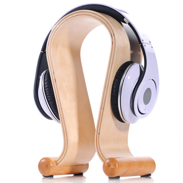 Original Samdi Wood Birch Headphone Stand Hanger Holder for Earphone Fashion Decorations for wearing Headset new arrival