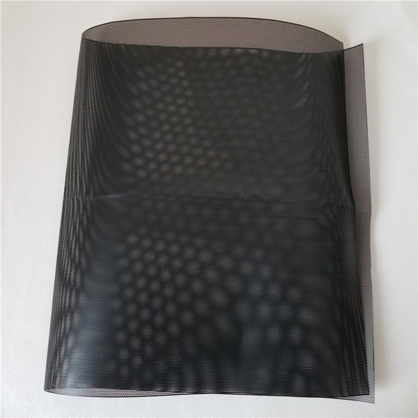 PVC Chassis Computer Filter Cover Computer Case Mesh Net Dustproof for PC DIY Black 50x30cm