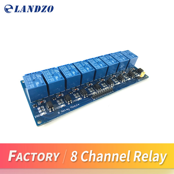 Free shipping 5V 8-Channel Relay Module Board for Arduino PIC AVR MCU DSP ARM Electronic Best price 8 Channel Relay Module