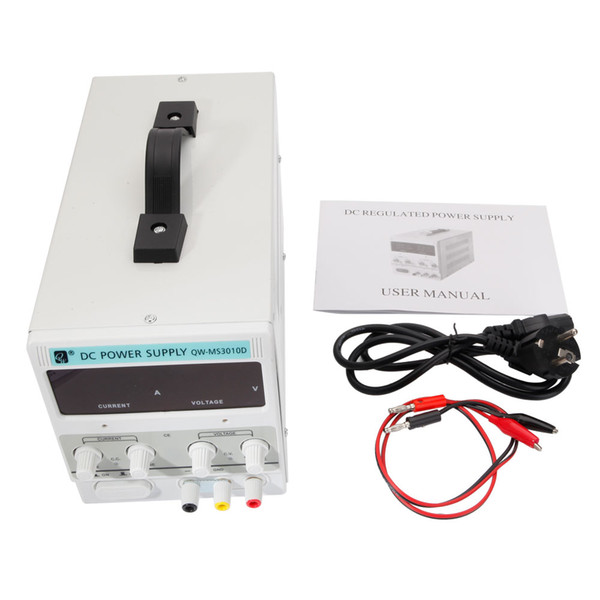 Come to our QW-MS3010D 30V 10A Adjustable DC Stabilizer Power Supply (EU Standard), which will help you a lot in adjusting power supply. Mad