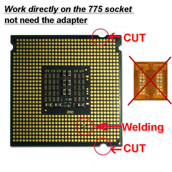 Intel Xeon X5460 (3.16GHz/12M/1333)Processor close to LGA775 Core 2 Quad Q9650 CPU, works on LGA 775 mainboard no need adapter