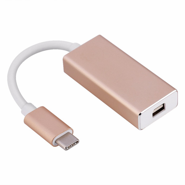 USB3.1 Type-c To Mini DisplayPort Adapter USB-C to Mini DP Converter For Macbook SilverV