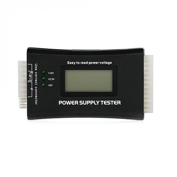 New Computer PC Power Supply Tester With LCD Diaplay 20/24Pin Checker For SATA HDD ATX BTX PCI-E CDROM Floppy XXM8