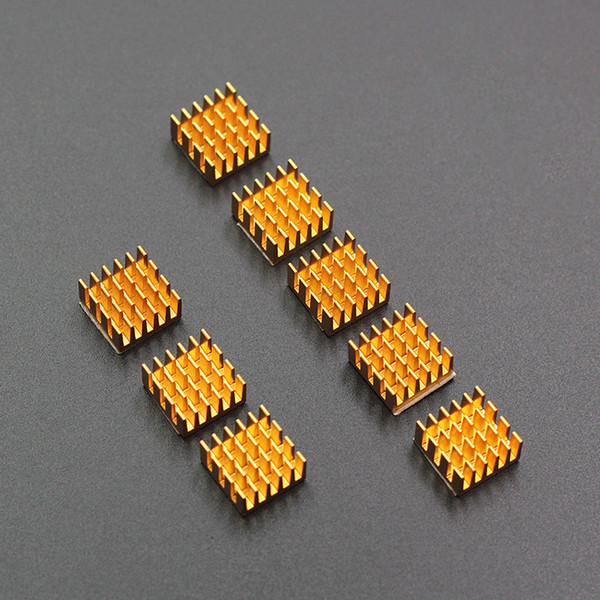 New16PCS Heat Sinks Aluminium shim pad Thermal VGA RAM Heat Sinks Spreader Memory Cooler Cooling For DDR SIZE 15mm*15mm*8mm