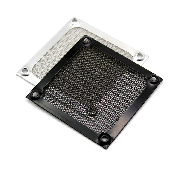 20 PCS 80mm computer fan screen screw, ultrafine aluminum mesh is suitable for computer case fan, USB 8cm fan black/silver