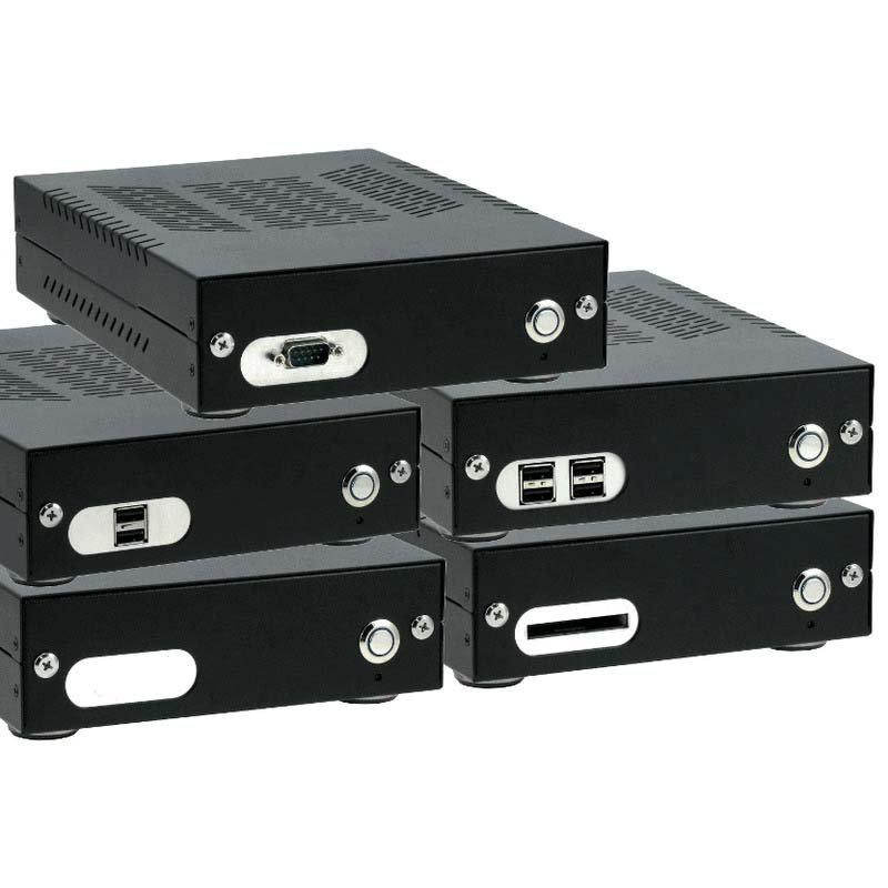 OEM/ODM Aluminum Fanless Low Cost Mini-itx Embedded Industrial Computer Enclosure , In Car PC Case 0901 , Itx cases , M-itx case