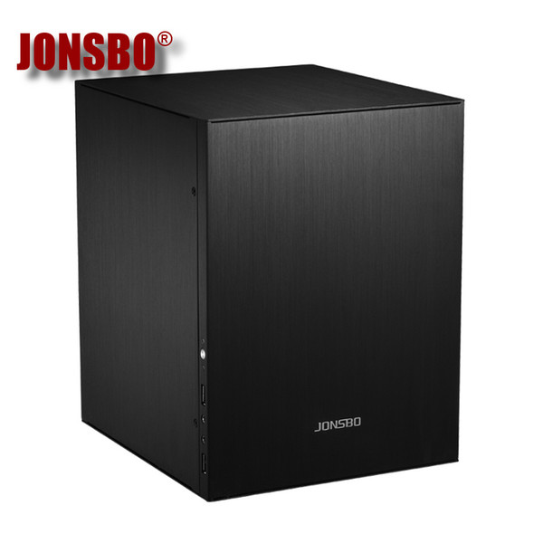 Jonsbo C2 C2S Desktop Mini PC Case Computer Chassis IN Aluminum Alloy HTPC Case USB 3.0 High Quilty Hot Sale Black